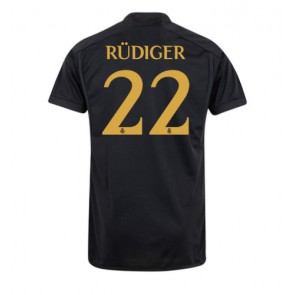 Real Madrid Antonio Rudiger #22 Replica Third Stadium Shirt 2023-24 Short Sleeve